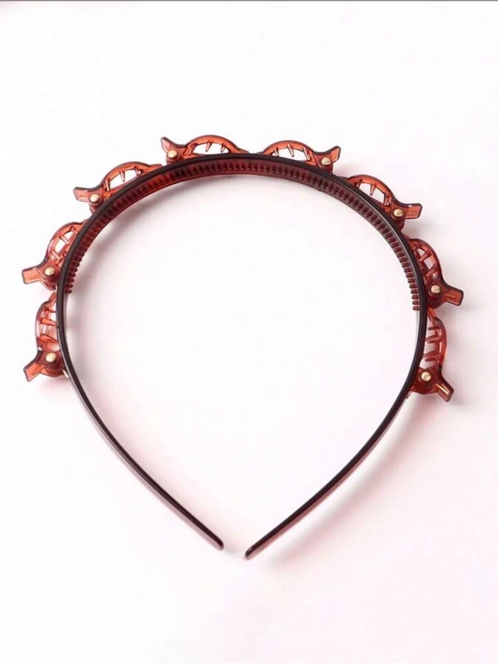 Brown Decorative Chain Headband for Women